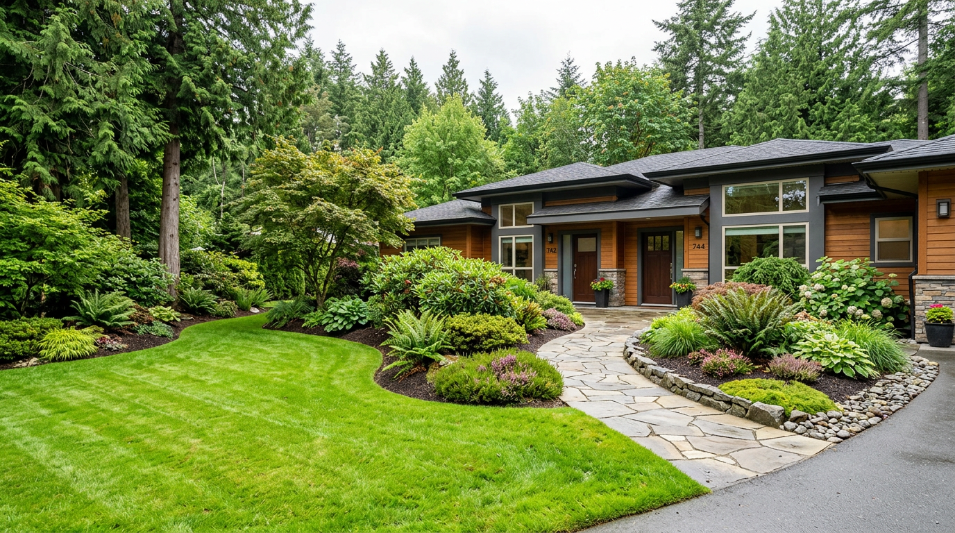 Landscaping work in Campbell River